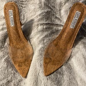 Beautiful cork screw heels